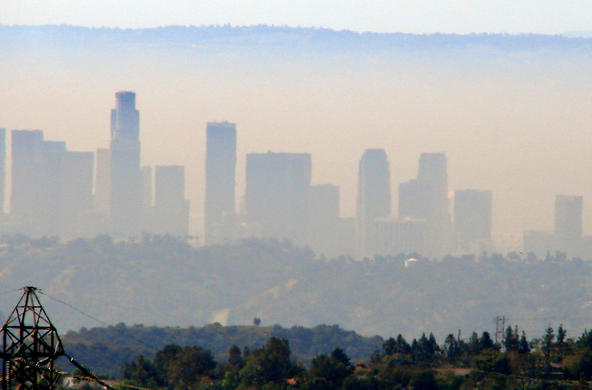 smog skyline
