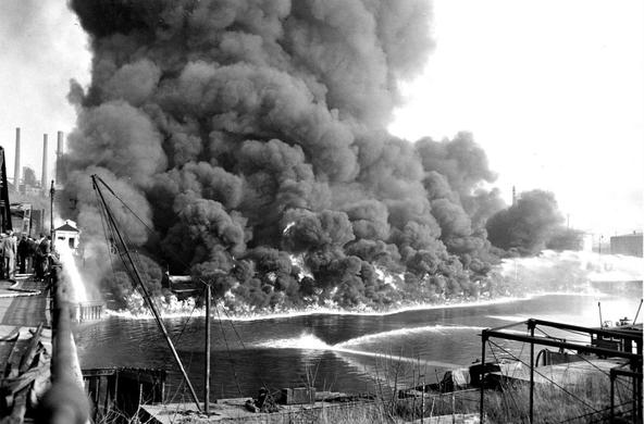 cuyahoga river fire
