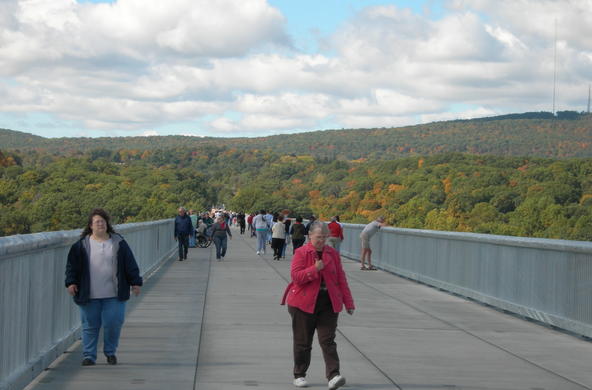 People on the walkway - Daniel Tobias