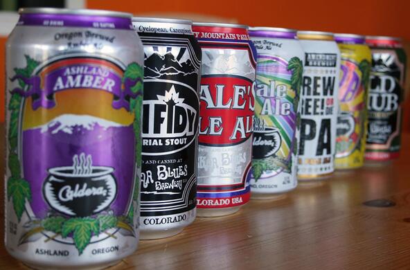 beer cans