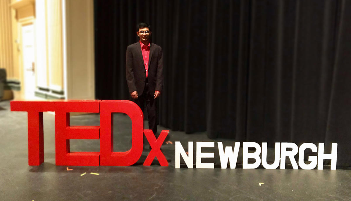  Sanjay after he presented his TedTalk on the Importance of Compassion