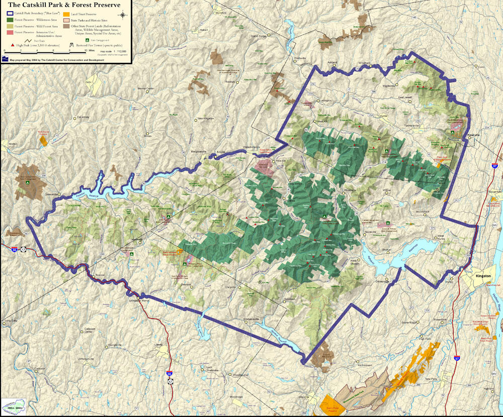 catskill park map